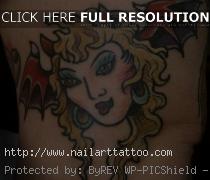 Angel And Devil Tattoos For Women