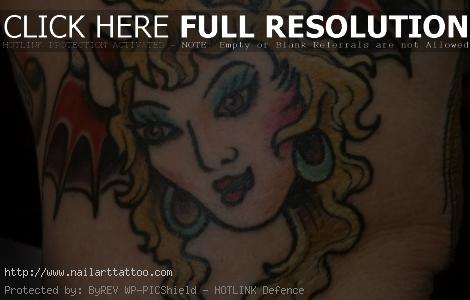 Angel And Devil Tattoos For Women
