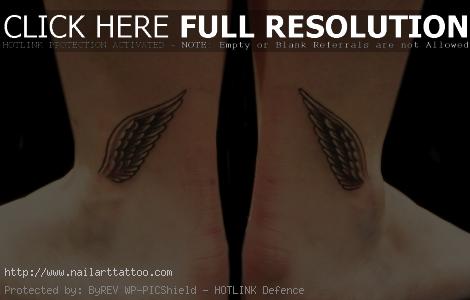 Angel Wing Tattoos Designs Women