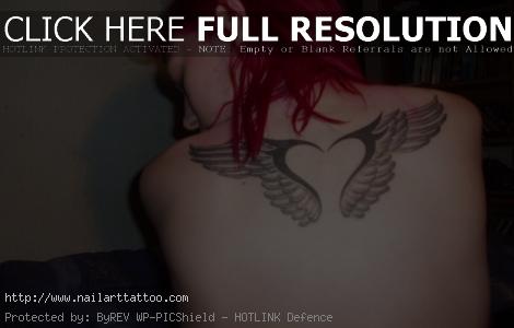 Angel Wing Tattoos For Women Small
