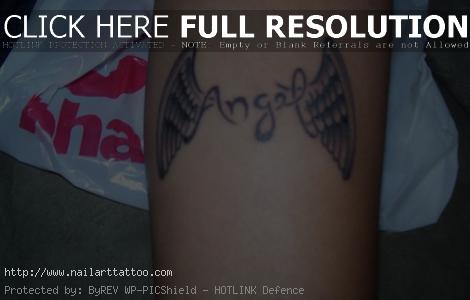 Angel Wing Tattoos For Women Small