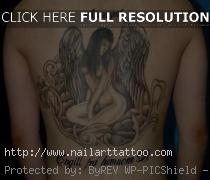 Angel Wings Tattoos Designs For Girls