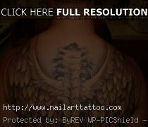 Angel Wings Tattoos On Back For Men