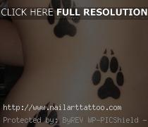 Animal Paw Print Tattoos Designs