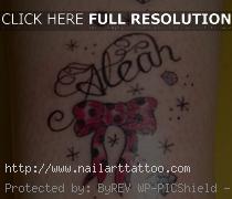 Ankle Bracelet Tattoos With Kids Names
