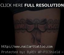 Bow Tattoos For Girls On Back