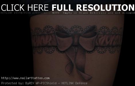 Bow Tattoos For Girls On Back