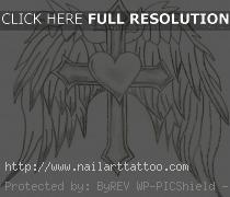 Cool Drawings Of Crosses With Wings