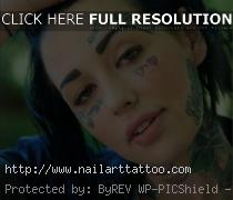 Cute Face Tattoos For Girls