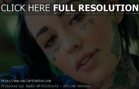 Cute Face Tattoos For Girls