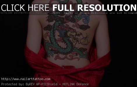 Dragon Tattoos On Back Of Neck