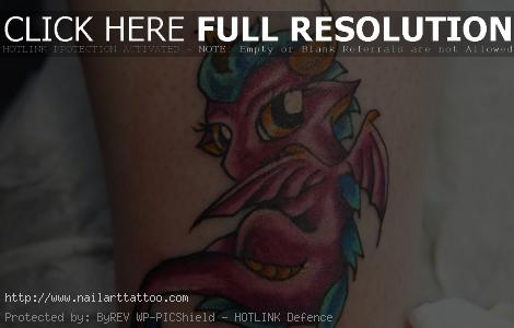 Dragon Tattoos On Leg For Women