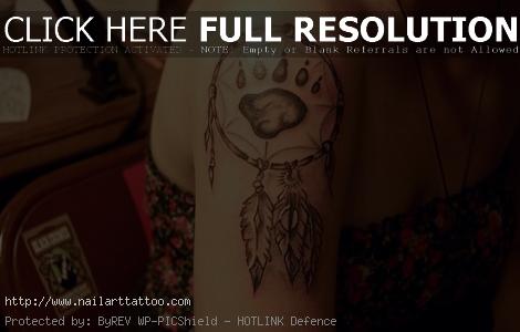 Dreamcatcher Tattoos For Girls Foot
