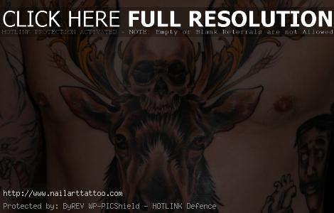 Evil Skull Tattoos Designs For Men