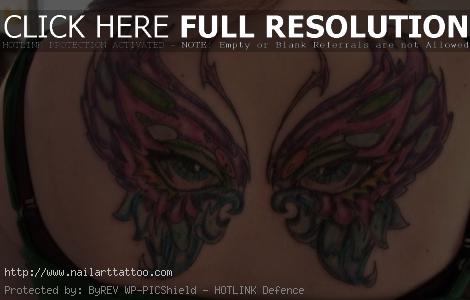 Butterfly Tattoos With Eyes