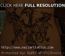 Dragon Henna Tattoos Designs