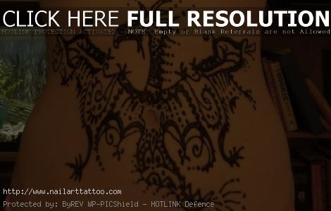 Dragon Henna Tattoos Designs