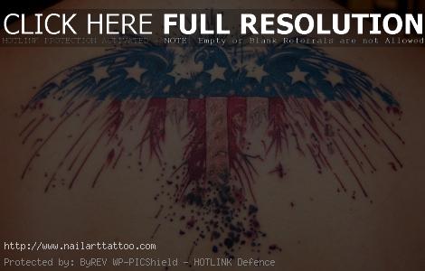 Eagle American Flag Tattoos