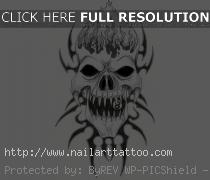 Evil Skull Tattoos Designs