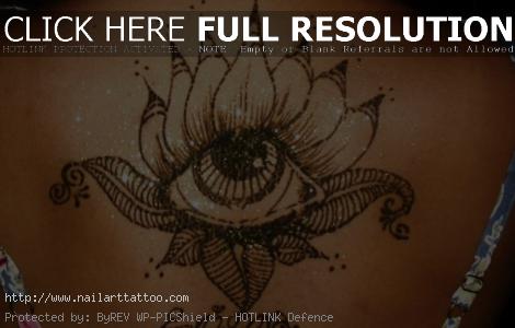 Eye Of The Lotus Tattoos