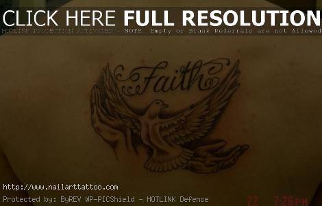 Faith Tattoos With Doves