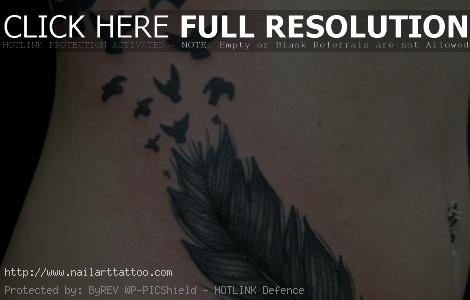 Feather Tattoos For Girls