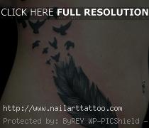Feather Tattoos On Girls