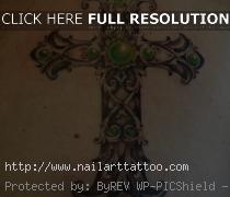 Female Cross Tattoos Designs