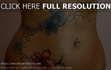 Female Flower Tattoos Designs