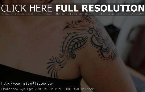 Female Shoulder Tattoos Images