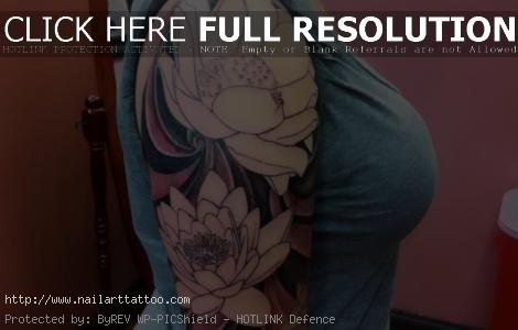 Floral Half Sleeve Tattoos