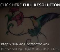 Flower And Bird Tattoos