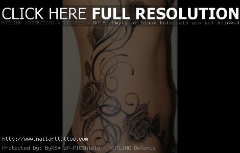 Flower And Vine Tattoos Designs