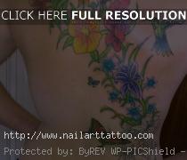 Flower Back Tattoos Designs