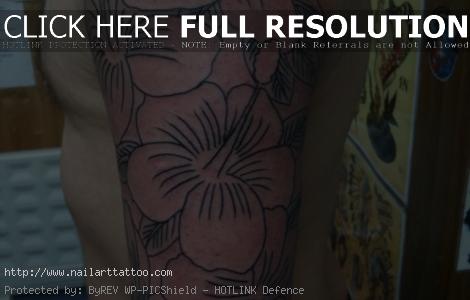 Flower Half Sleeve Tattoos Designs