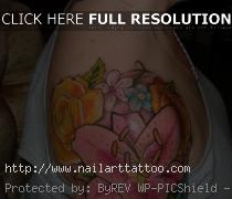 Flower Shoulder Tattoos Designs