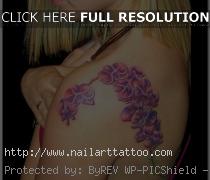 Flower Tattoos On The Shoulder