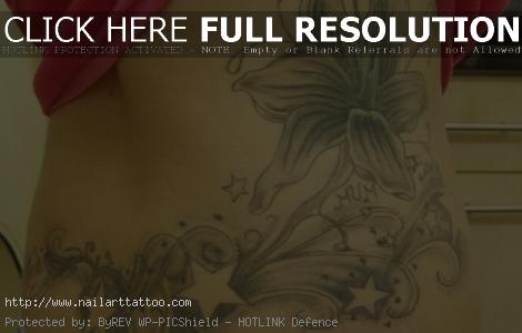 Flowers And Stars Tattoos Designs