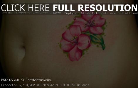 Large Flower Tattoos Designs