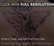 Flying Dove Tattoos Designs