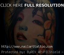 Geisha Girl Tattoos Designs