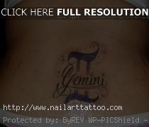 Gemini Signs Tattoos Designs