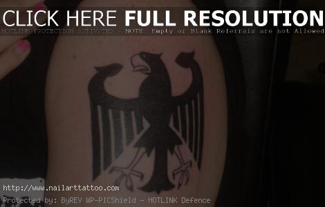 German Eagle Tattoos Pictures