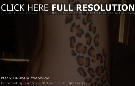 Girls With Cheetah Print Tattoos