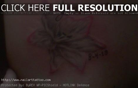 Gladiolus Flower Tattoos Designs