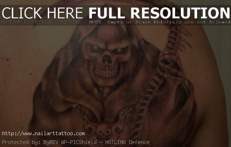 Grim Reaper Tattoos For Men