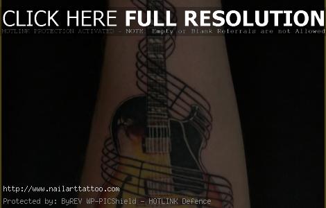 Guitar Tattoos For Men
