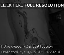 Guitar Tattoos For Women
