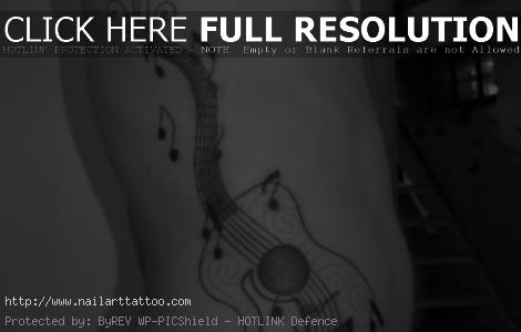 Guitar Tattoos For Women