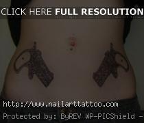 Gun On Hip Tattoos